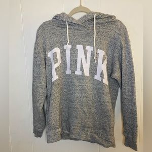Grey Victoria Secret PINK Sweatshirt Hoodie